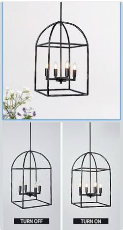 Pottery Barn Industrial Forged-Iron Pendant Light,