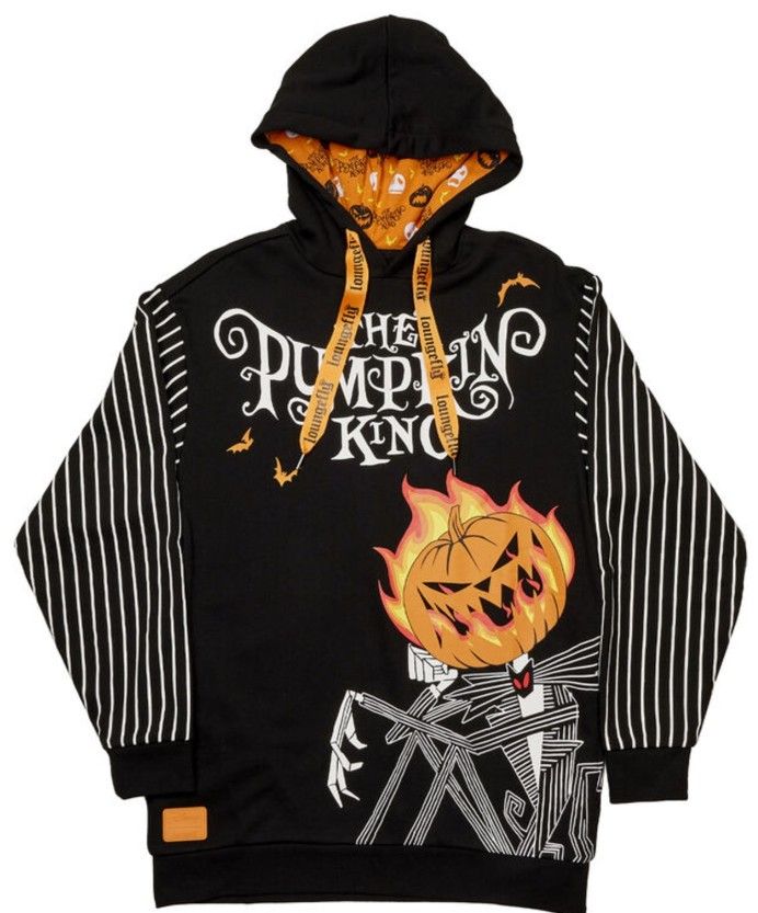 Loungefly Nightmare Before Christmas Pumpkin King Sweatshirt Unisex 2X NEW WITH TAGS 