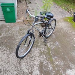 Prospect Route 66 Bicycle, Black And Silver. adult