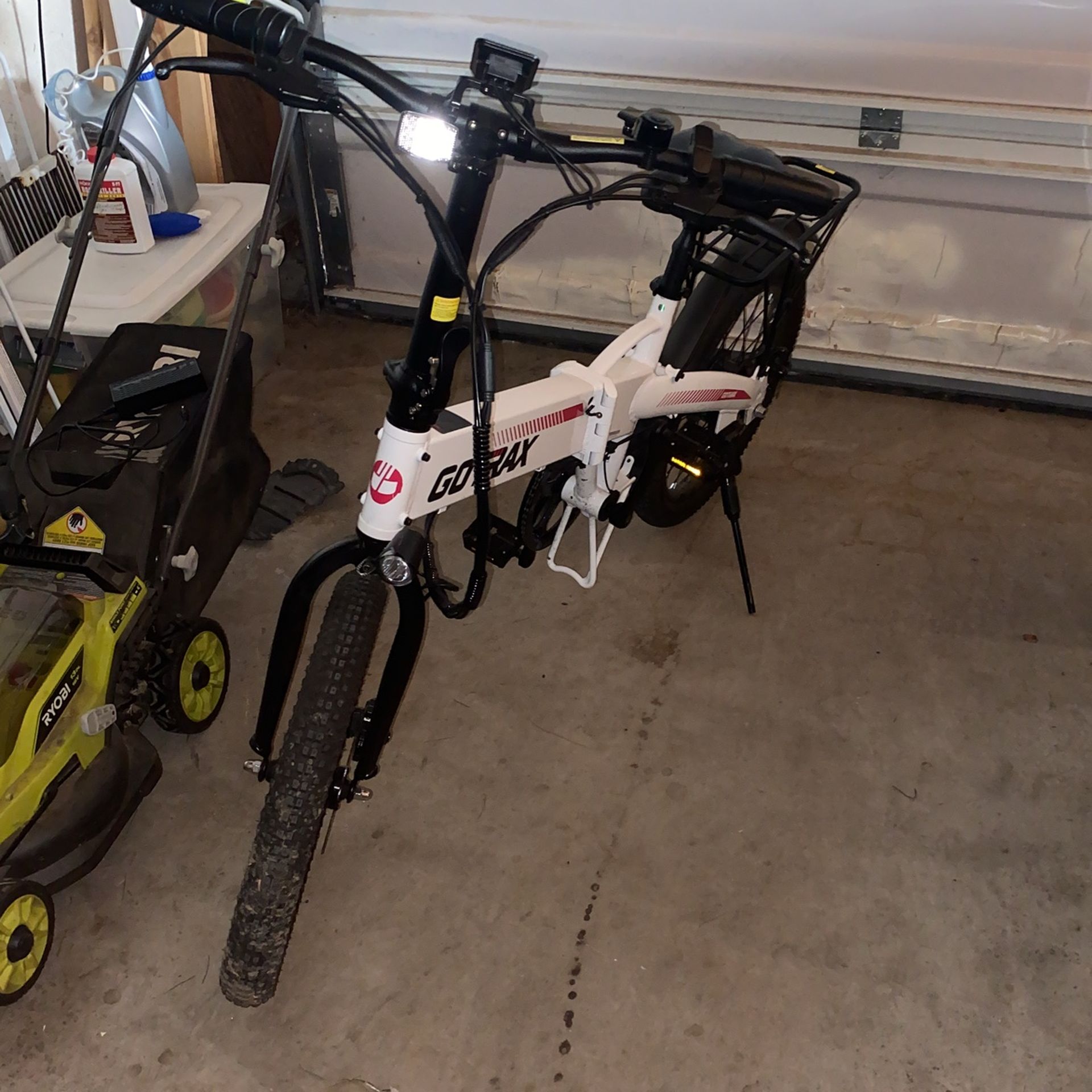 Gotrax 20" Folding Electric Bike with 40Miles (Pedal-assist1) by 48V Battery, 20Mph Power by Peak 500W, Adult Electric Bicycle with 5 Pedal-Assist