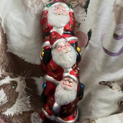 Extremely Large Santa Ornament 