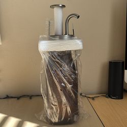 Stainless Steel and Glass Mocha/Chai Pump