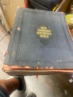 1936 new standard reference Bible vintage antique