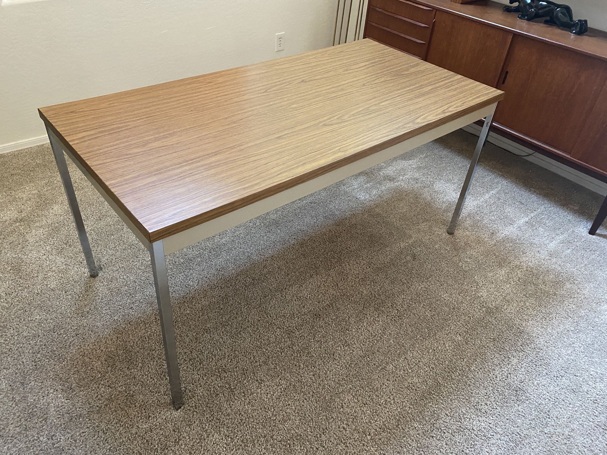 Mid Century Vintage HON Steelcase Table