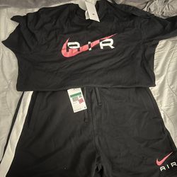nike set shirt and short