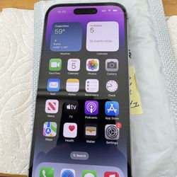 Apple iPhone 14 Pro 128GB Unlocked – 90% Battery – Fully Functional – Cracked Back