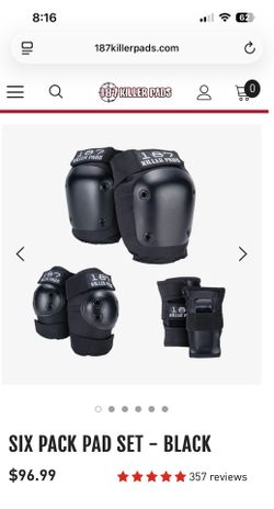 187 Killer Pads - XS knee and elbow pads with wrist guards