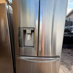 Refrigerator French door Lg Counter Depth  36 wide 68 high 27 deep Stainless Steel