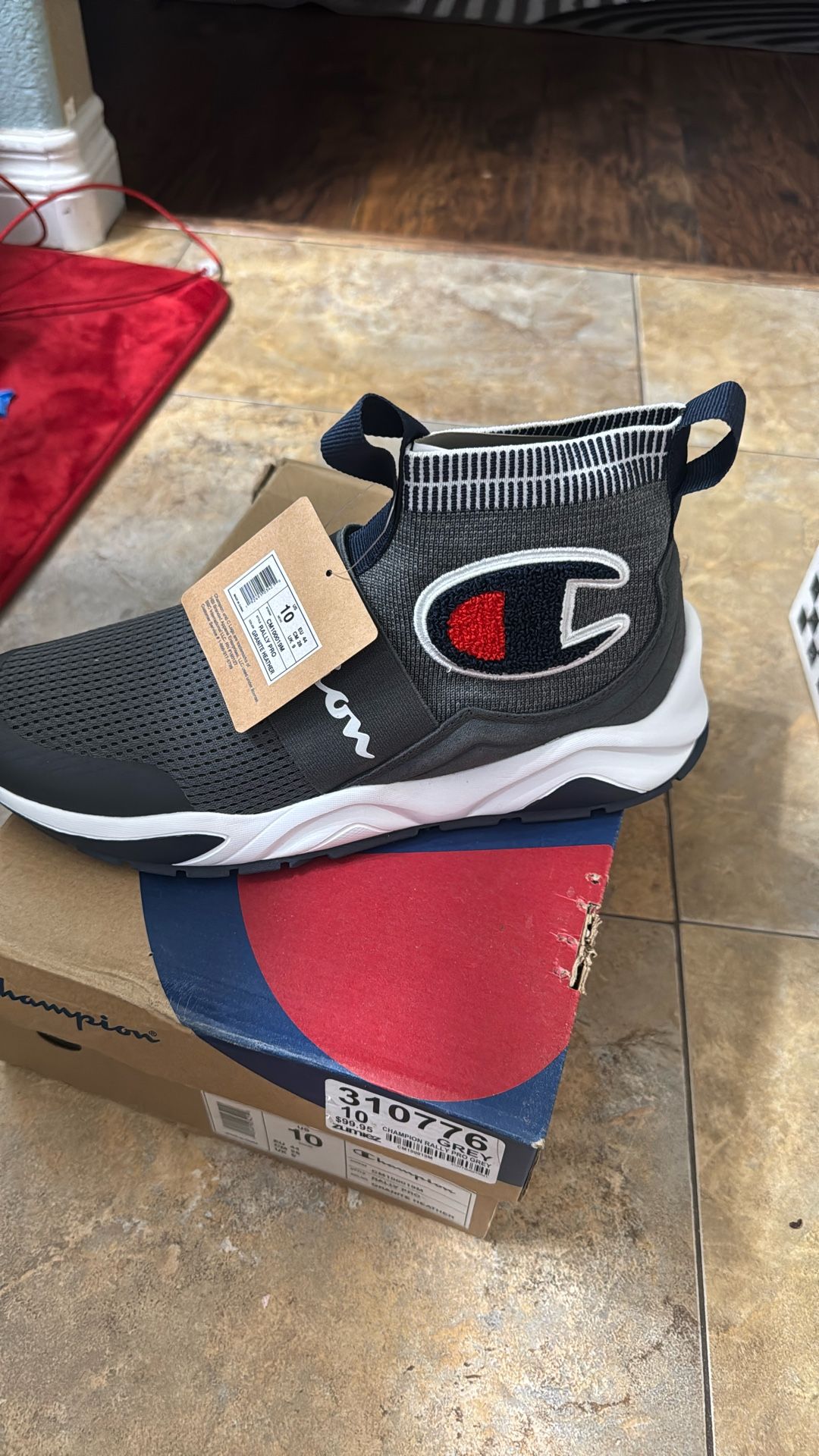 Champion Rally Pro Granite Heather Size 10