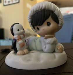 Precious Moments "Alaska Once More, How's Yer Christmas?" Figurine (Pre-owned, No Box)