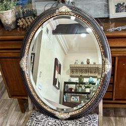 Uttermost Vintage Oval Wall Mirror.