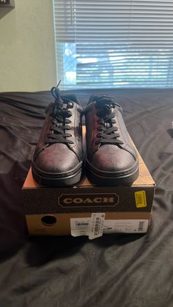 Coach shoes men black