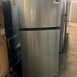 FRIGIDAIRE TOP FREEZER 14 CF STAINLESS STEEL 