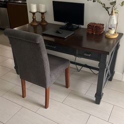 Costco Desk And Home Goods Chair For Sale