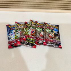 Scarlet and Violet Base Set Booster Packs