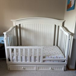 Nursery Crib With Mattress