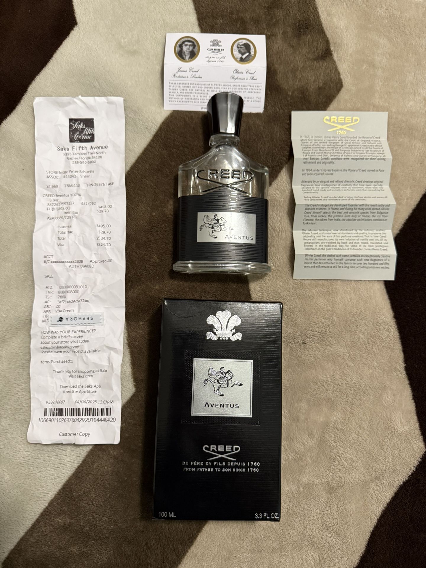 Creed Aventus 100 Ml