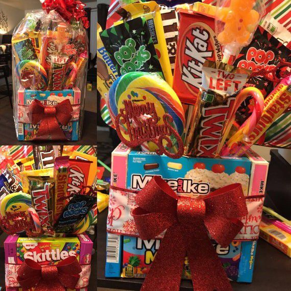 Large Candy Bouquet, Birthday Gifts, Gift Basket , Edible Gift, Custom Gift

