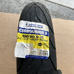 Michelin Motorcycle Tire 130/90/16 New Front 