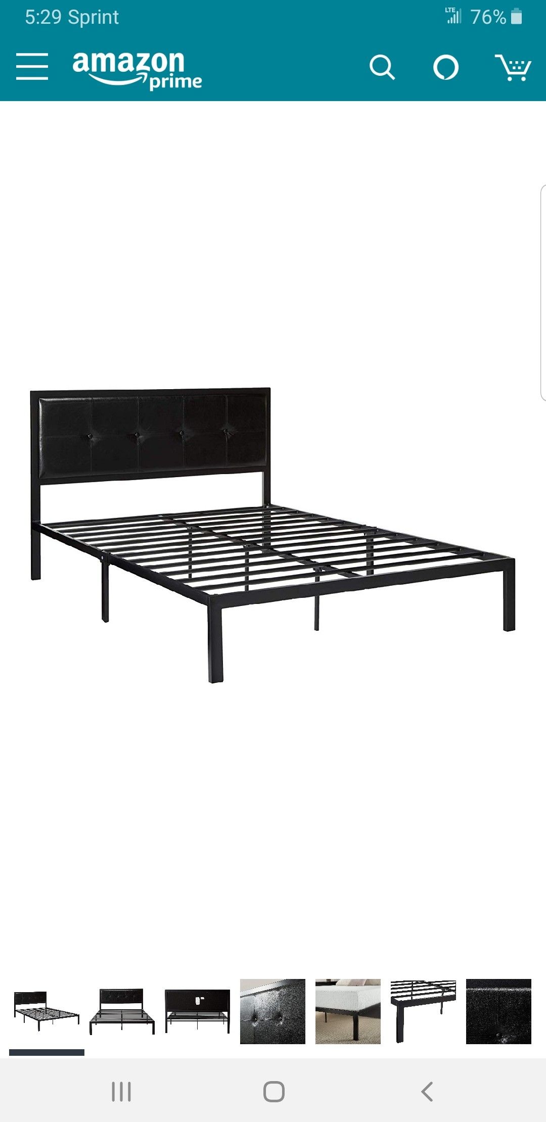 Queen platform Frame with headboard.. BRAND NEW..can deliver