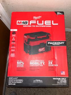 Milwaukee Fuel M18 Packout 2.5 Wet/Dry Vacuum