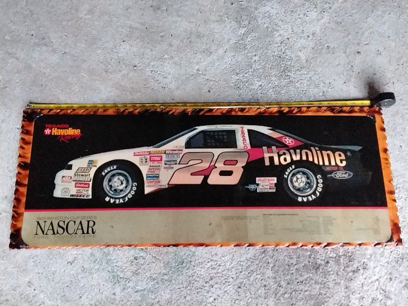 1989 winston cup series nascar Wood Poster 41 Wide And 16 Tall.
