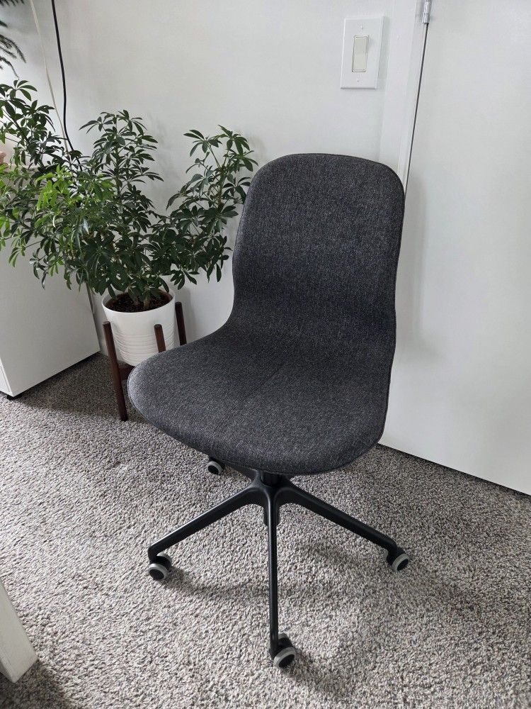 Ikea (LANGFJALL) Swivel Office Chair, Grey