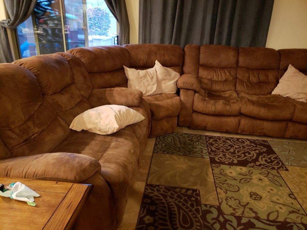 Moving Sale!!!! Sectional- 3 piece