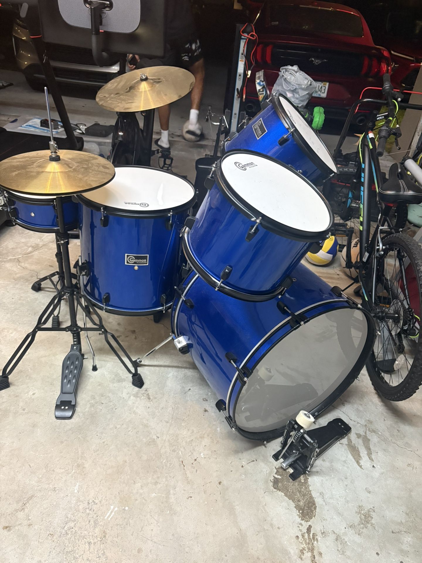 Gammon Percussion 5-Piece Junior Starter Drum Kit