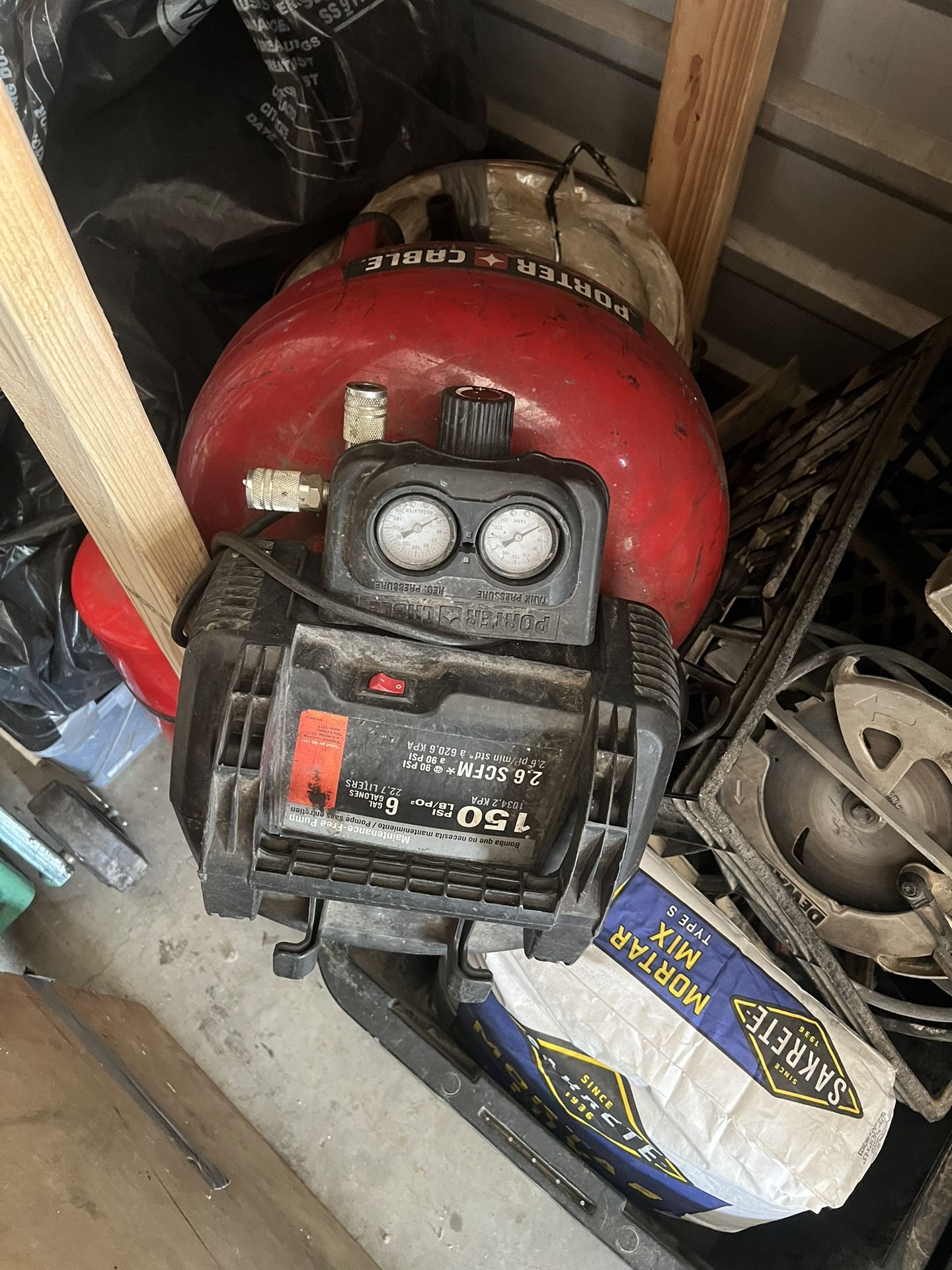 6 Gal. 150 PSI Portable Electric Air Compressor