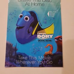 $4 DISNEY HD DIGITAL MOVIE CODE.  FINDING DORY. $4 OR TRADE FOR A MOVIE TITLE I DO NOT ALREADY OWN.
