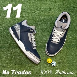 Size 11 Air Jordan 3 Retro “Georgetown” ⛴️