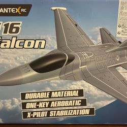 Brand new rc F16 Falcon hobby grade 4ch ready to fly