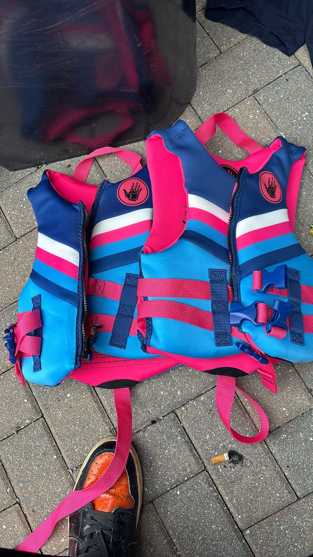 2 Children Life Jackets Like Brand New 