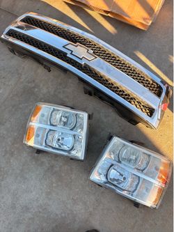 Silverado grill and headlights