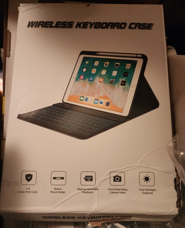 Wireless keyboard case ipad  10.2 inch emerald green