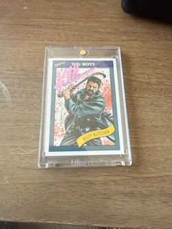 Billy butcher the boys card signed by Karl urban