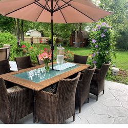 Patio table and chairs