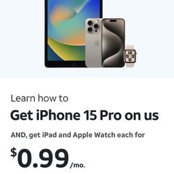 iPhone 15 Pro Tablet And Watch 