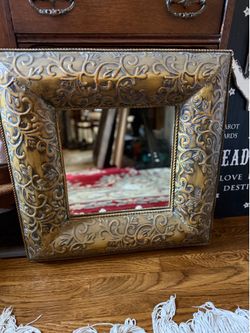 Vintage Ornate Baroque Style Mirror Hollywood Regency Mid-Century