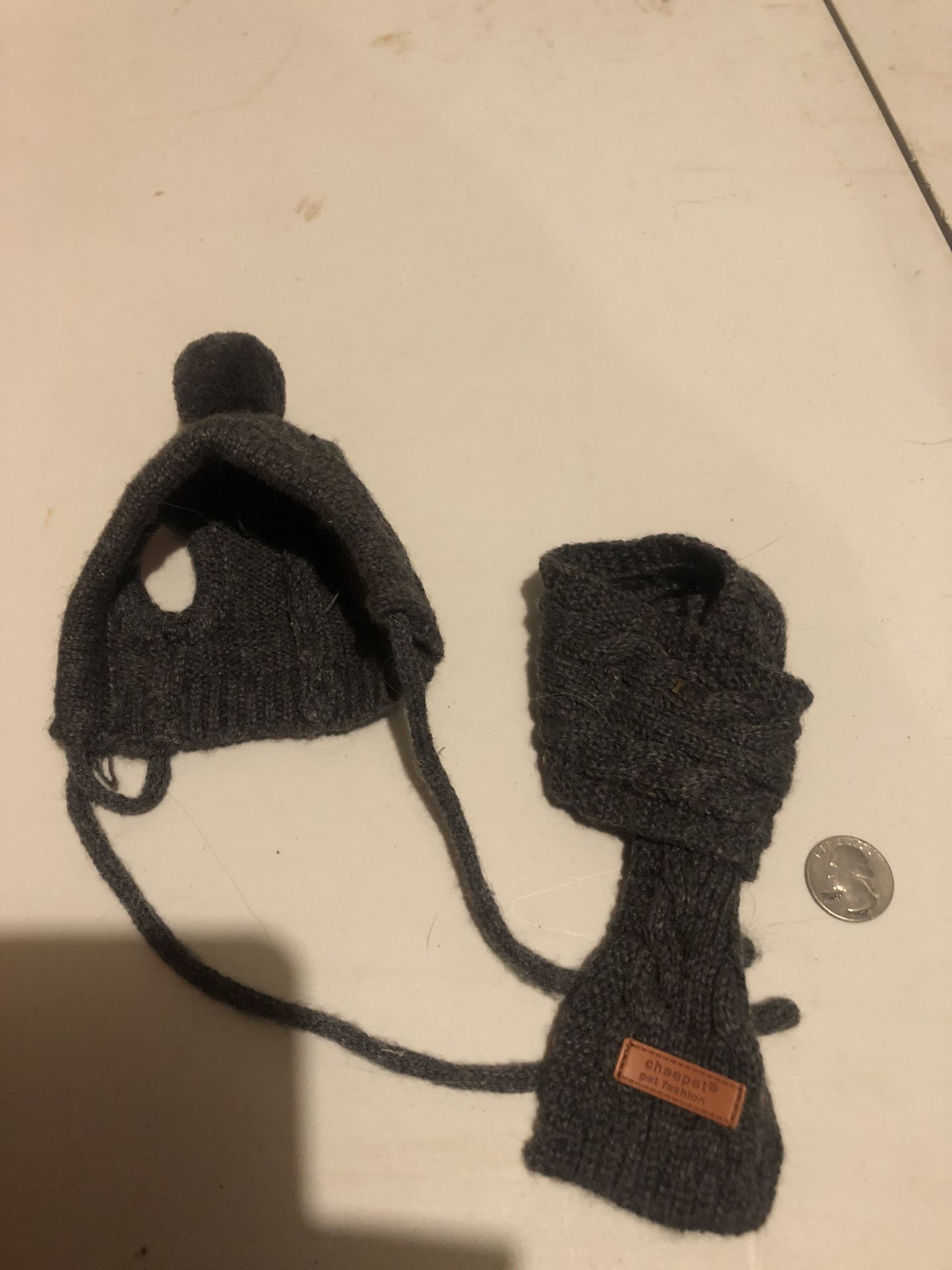 Tiny Pet Winter Hat And Scarf