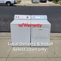 Clean Good Working Kenmore Washer & Electric 220v Dryer Set 