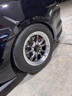 17x10 weld racing wheels on nitto drags 5x114