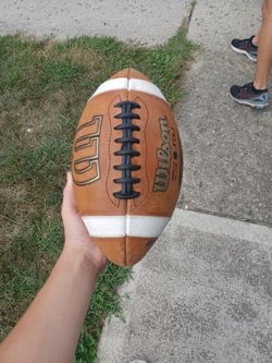 Leather Gst Football Junior Size Barely Used 