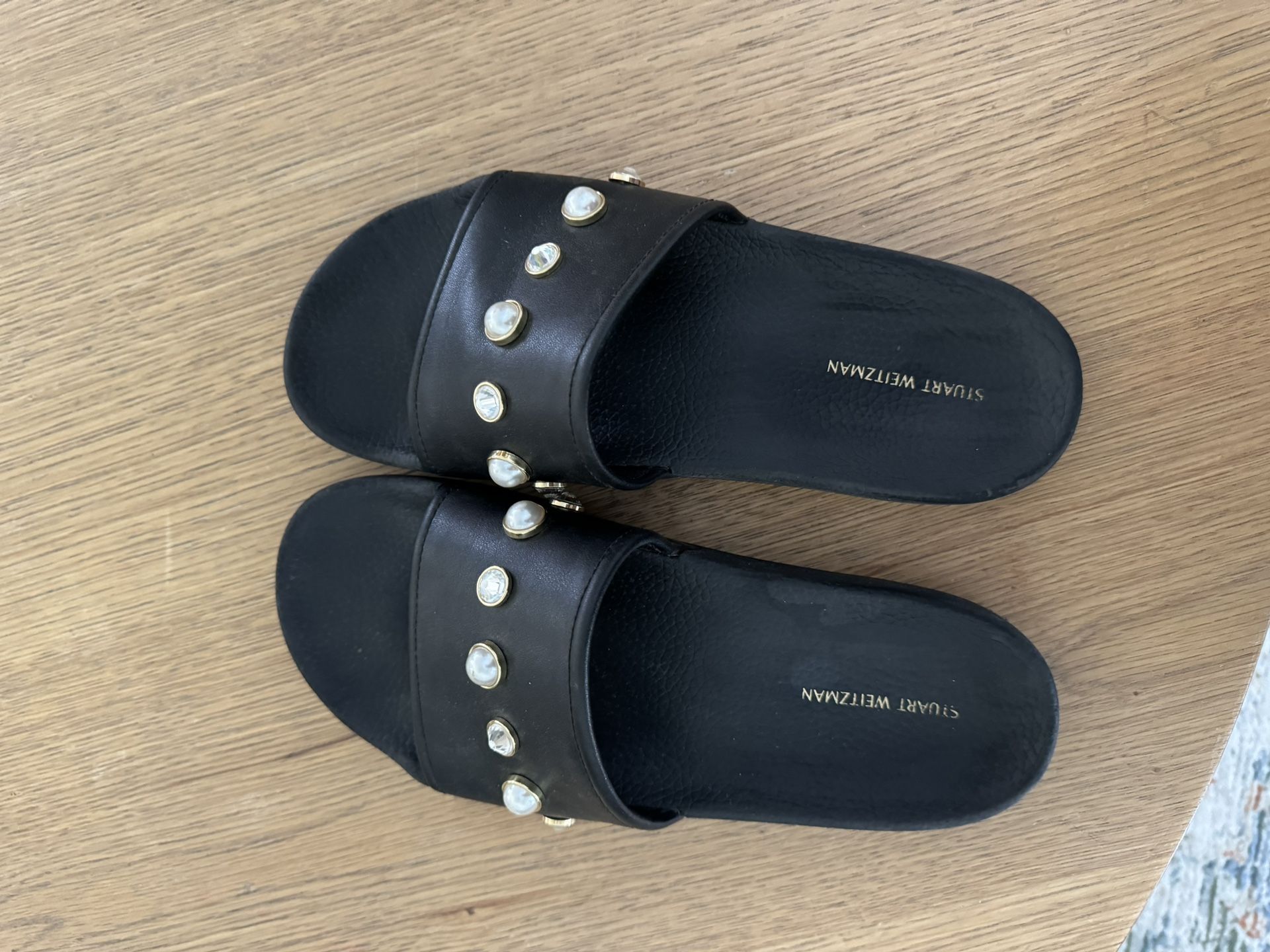 Stuart Weitzman Pearl Slides
