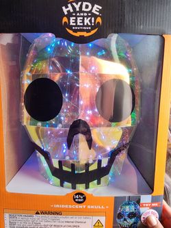Light-Up Skull Decoration