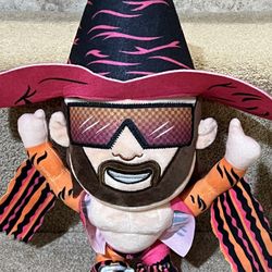 WWE MACHO MAN RANDY SAVAGE  PLUSH DOLL FIGURE WALMART 2023 WWF WCW 9" toy