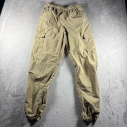 Nike Club Woven Cargo Pants Men’s S Beige Khaki Elastic Waist Drawstring #2A