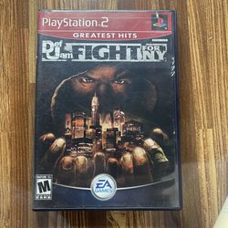 Def Jam Fight For NY - Playstation 2 PS2 Greatest Hits Complete Tested CIB 