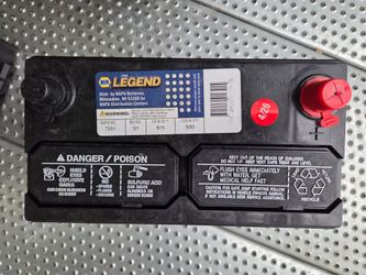 Brand new car battery